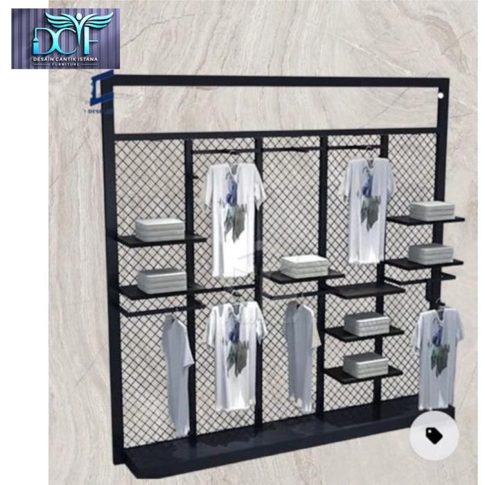 Rak Display Toko Pakaian Distro