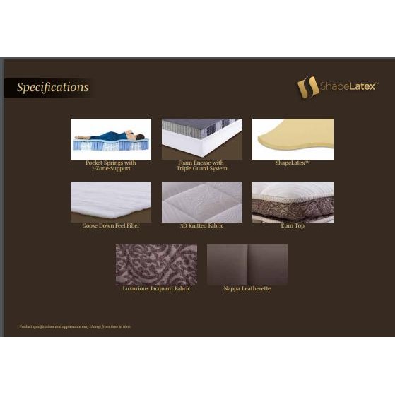 Full Set Kasur Spring Air Spring Bed Four Seasons Crystal