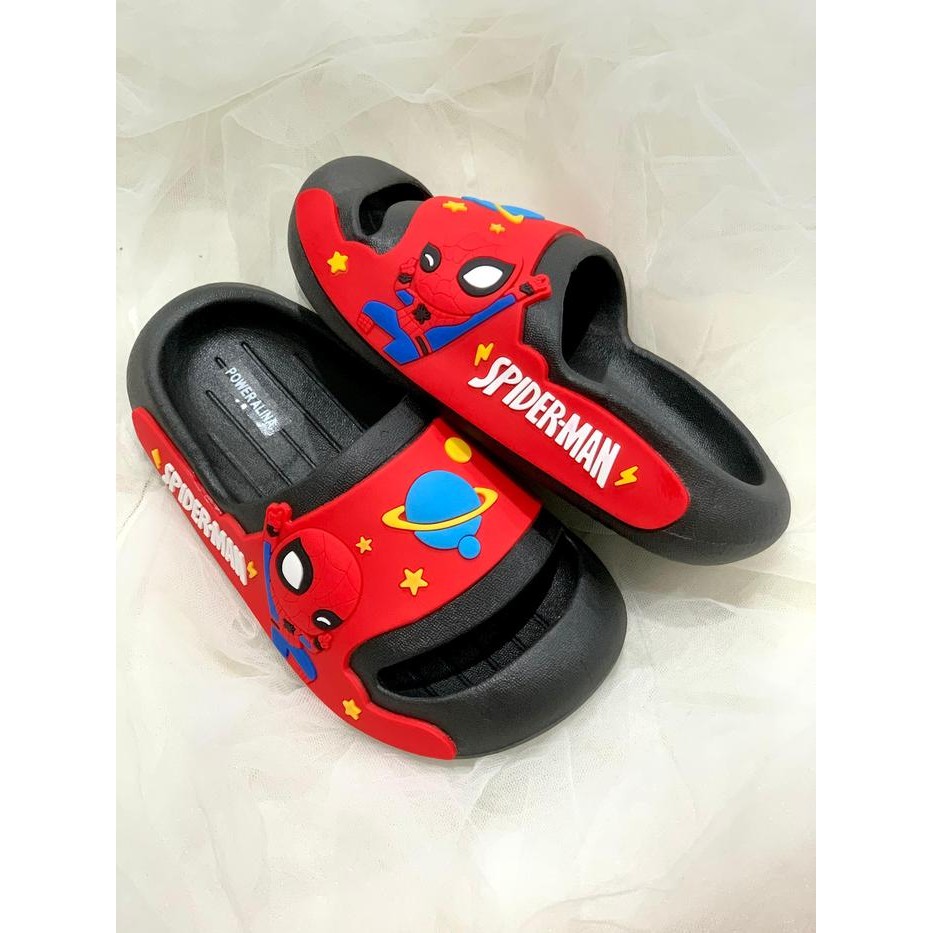 READY Sandal Anak Laki-Laki Slop Bahan Jelly Motif Batmann Fashion sandal marvel anak laki laki