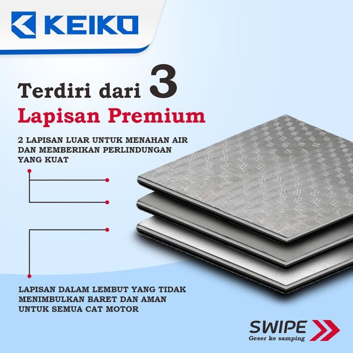 Terbaik Cover Sarung Motor Besar Vixion Cbr250Rr Ninja Keiko Deluxe