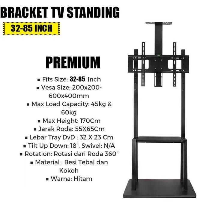 Standing Bracket Tv 32"-65" Inchi Tbk