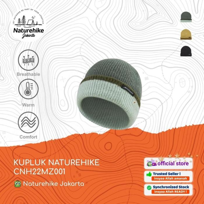 KUPLUK TOPI WOOL / WOL HANGAT HIKING CAMPING NATUREHIKE CNH22MZ001