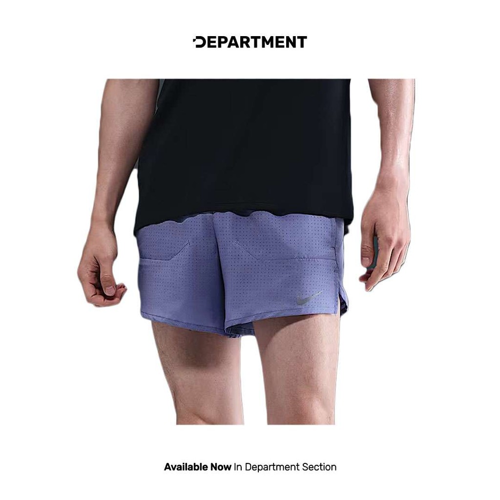 NIKE Celana Lari Pria DRI-FIT STRIDE 5" BRIEF LINED PERFORATED HV2194499 ORIGINAL