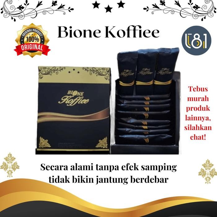 

Promo Terbatas Kopi Bione Koffiee Original 1 Box 11 Sachet #Gratisongkir #Sale #Discount