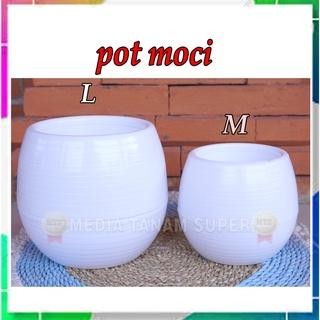 Raja Indo Pot Bola Bulat Kecil Sedang Besar S M L Untuk Bunga Artificial Plastik Palsu Vas Bunga