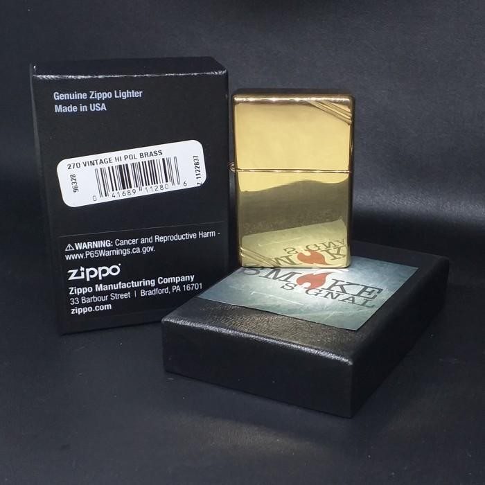 Case Only Zippo 270 Vintage Hi Pol Brass Original