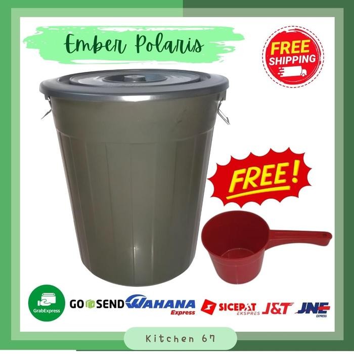 NEW Ember tutup besar 60 liter , 80 Liter - Ember Jumbo Free Gayung masih ready