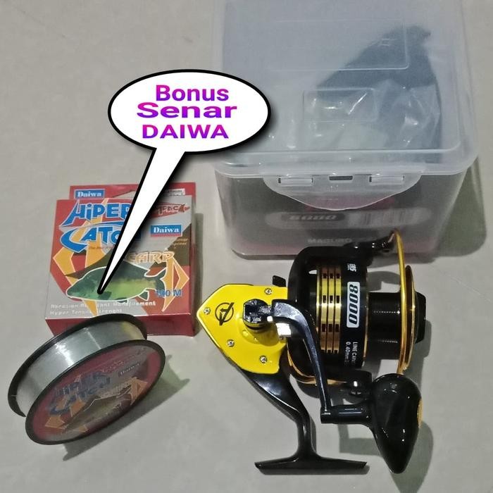 Reel Maguro Avengers 8000 Bonus senar