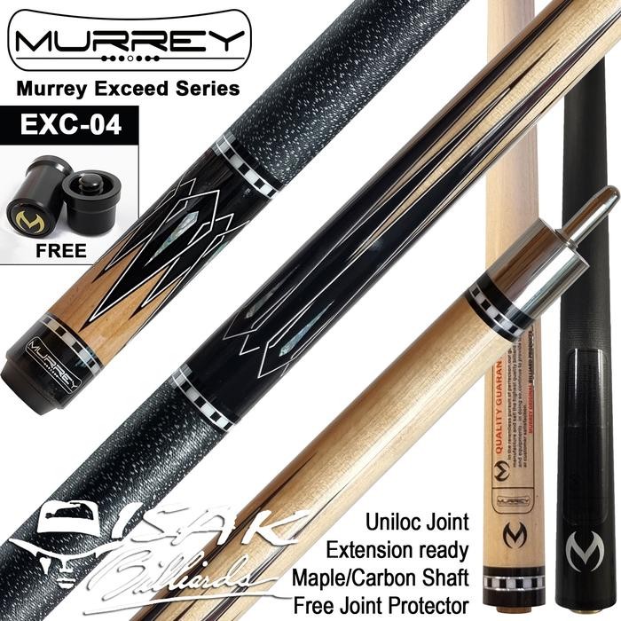 Murrey Exceed EXC-04 Cue Uniloc Maple Extension Bumper Stick Billiard