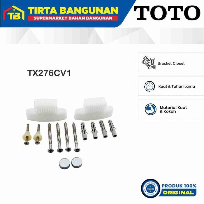 TOTO TX276CV1 BRACKET CW421 / BRACKET / PENYANGGA KLOSET / WC/ TOILET DUDUK