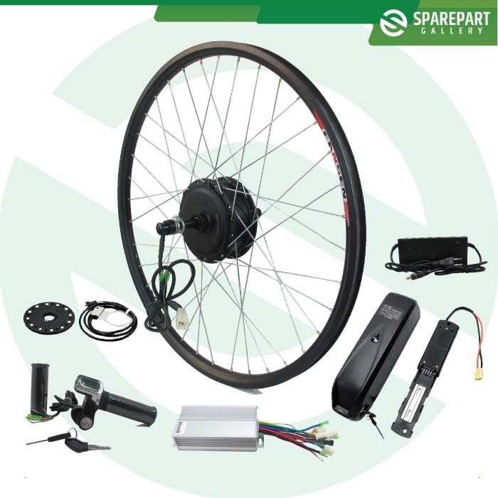 Ebike Kit Dinamo motor bldc 48v500w sepeda listrik jeruji 36hole