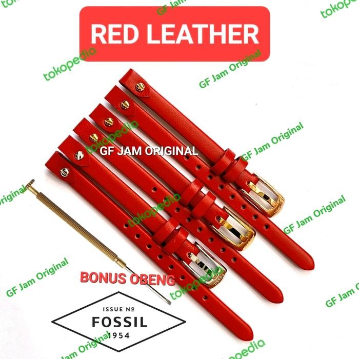 Tali Jam Tangan Mini Georgia 7Mm 7 Mm Leather Strap Kulit Asli Tebal