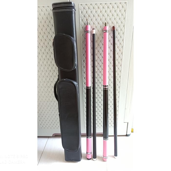 pink series stik stick billiard biliard fullset play jumpbreak tas