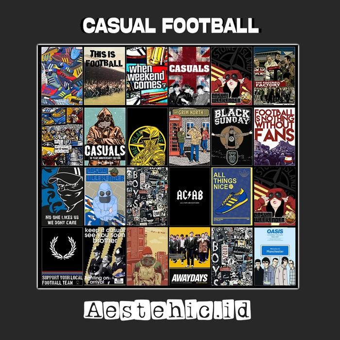 poster dinding kamar aesthetic casual footbal