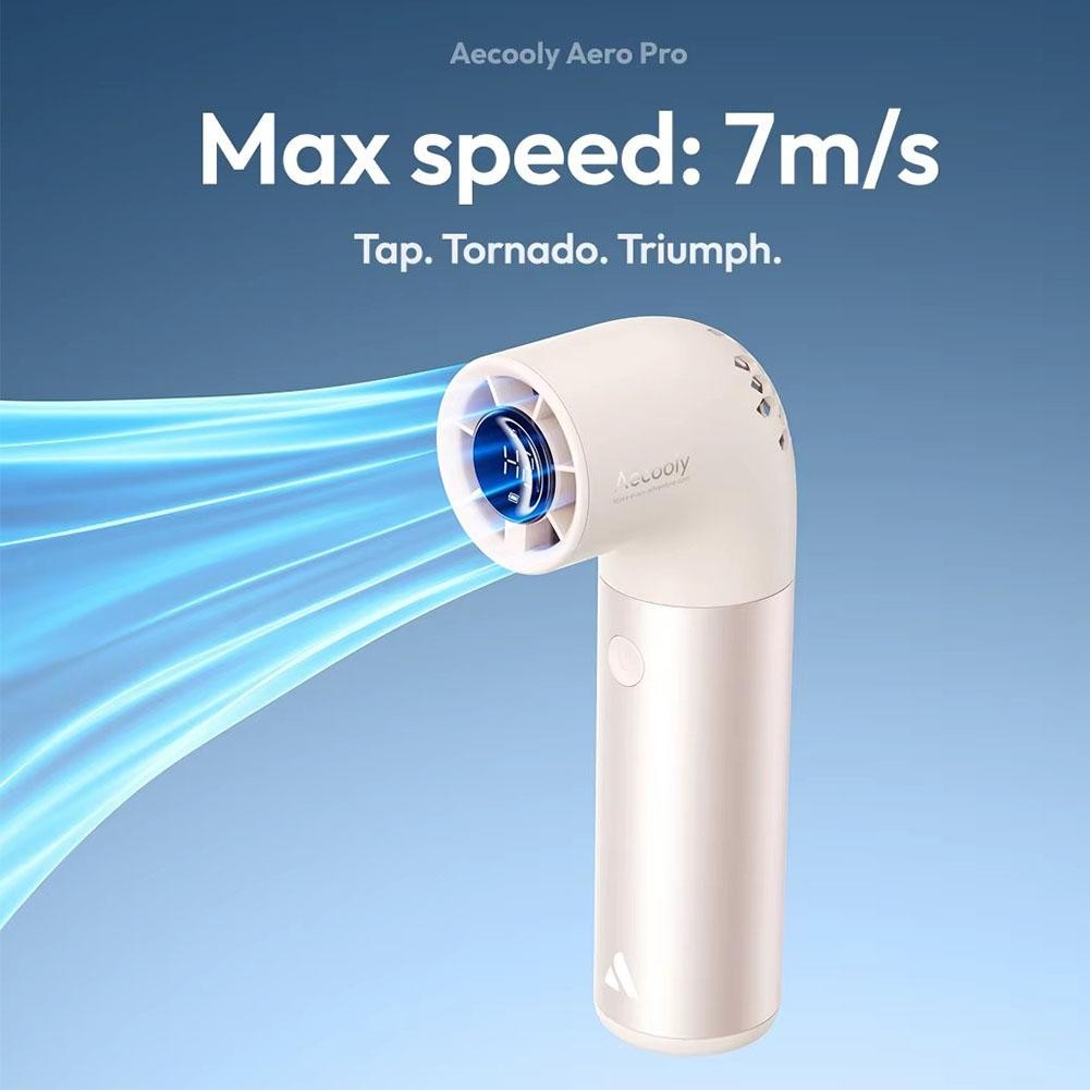 For Aecooly Hurricane Mini Fan Handheld USB Water Pipe Fan, Portable Strong Wind Cooling Fan, Ultra