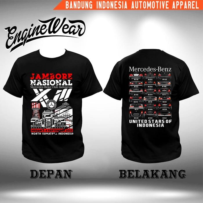 kaos jamnas jambore nasional 17 mercedes benz tshirt baju mobil mercy