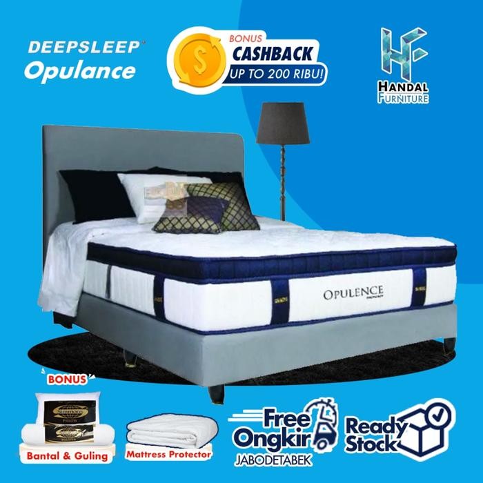 Simmons - Deepsleep Series Kasur Spring Bed Opulence ( Full Set )