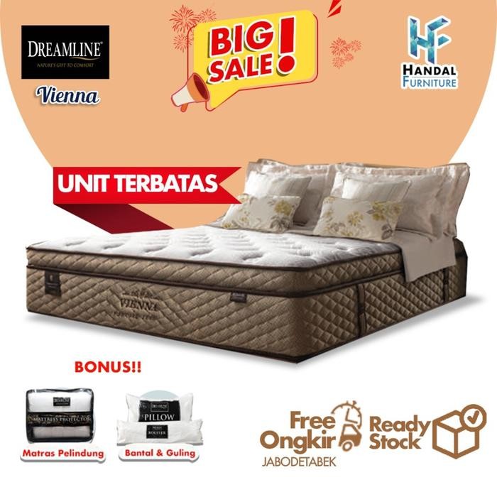 Dreamline - Kasur Spring Bed Vienna ( Mattress Only ) Uk 180200