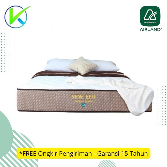 Kasur Springbed Airland New Eco T.28 Cm Garansi 15 Tahun Ukuran 160X200 Sandaran Deluxe - Fullset