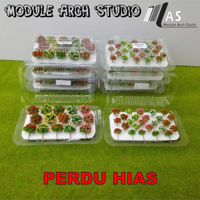 Maket Perdu Hias - Maket Pohon Bunga