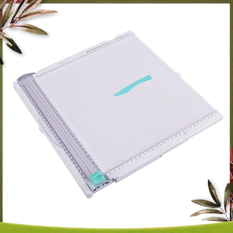 

New-Paper Trimmer Scoring Board 12X12 Inch Craft Paper Cutter Folding & Scorer For Cover Of Book &
