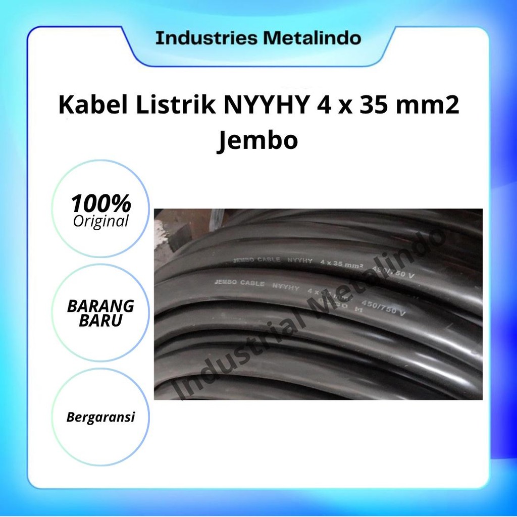 Kabel Listrik NYYHY 4 x 35 mm2 Jembo