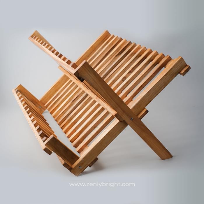 Karya Rak Piring Kayu Jati