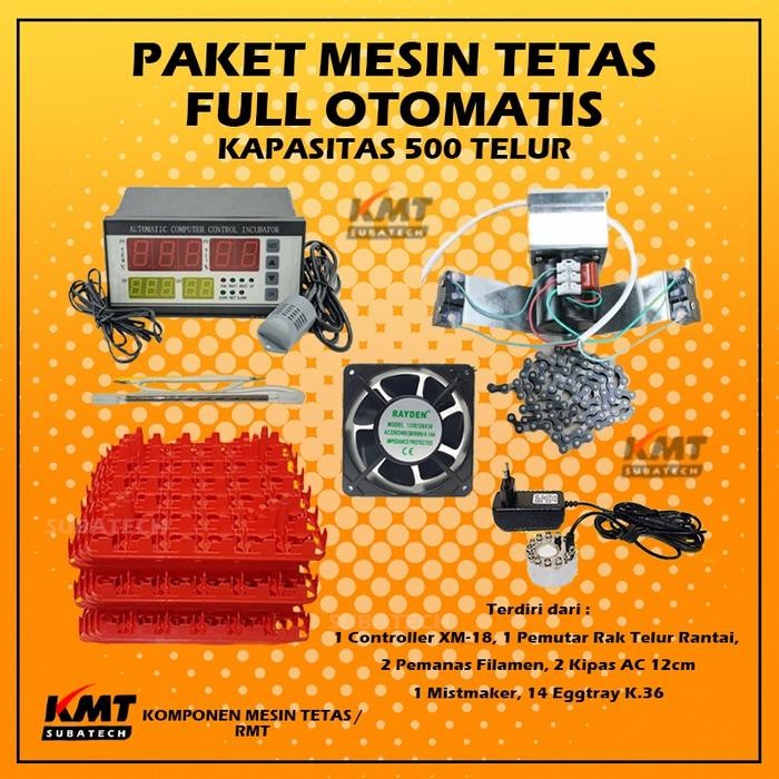 Paket Lengkap Mesin Tetas Full Otomatis Kapasitas 500 Telur Penetas