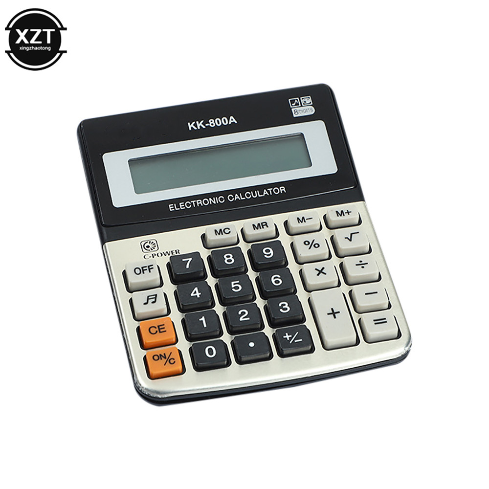 

1pc Portable Small Desktop Office Financial Calculator 8-digit Electronic Calculator with Sound