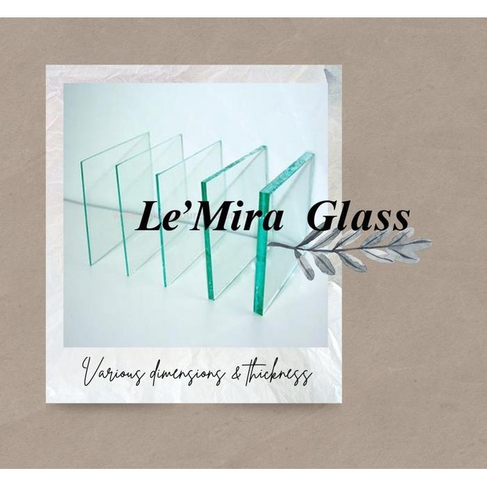 Glass Sheet - Lembaran Kaca Polos 50X50Cm (Tebal: 5Mm) Gratisongkir