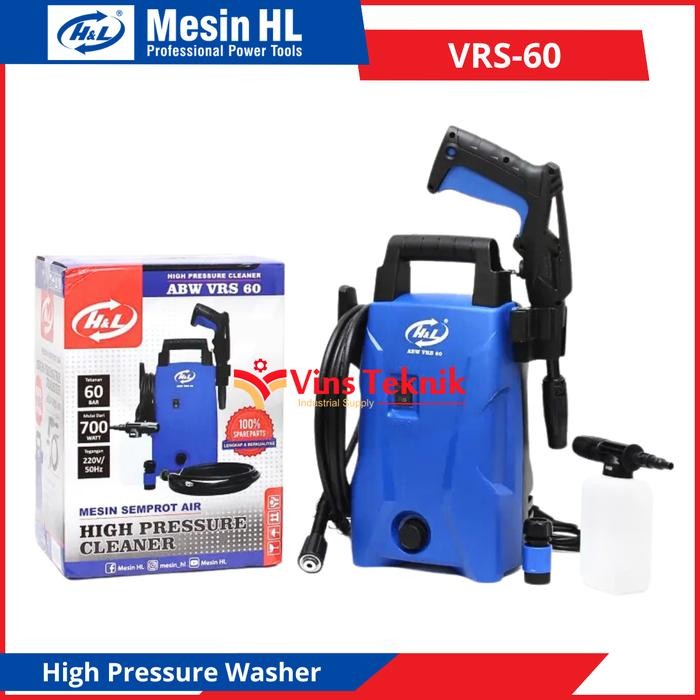 JET CLEANER HIGH PRESSURE WASHER H&L ABW VRS 60