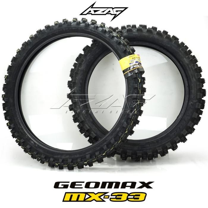 MURAH BAN LUAR DUNLOP GEOMAX MX33 21-18 120/100 80/100 ORIGINAL CROSS TRAIL