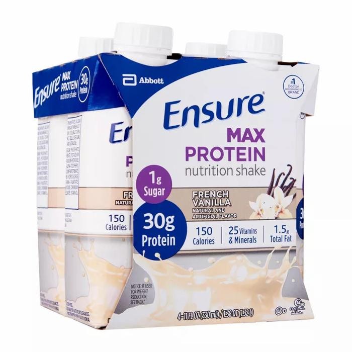 

Abbott Ensure Max Protein French Vanilla 330ml x 4