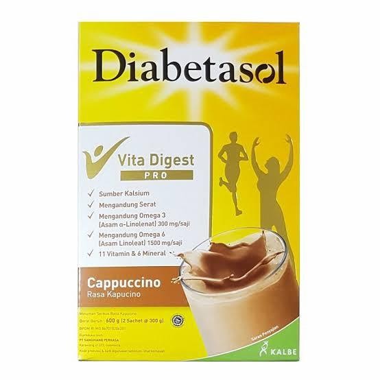 

Diabetasol 600 gram Rasa Cappucino
