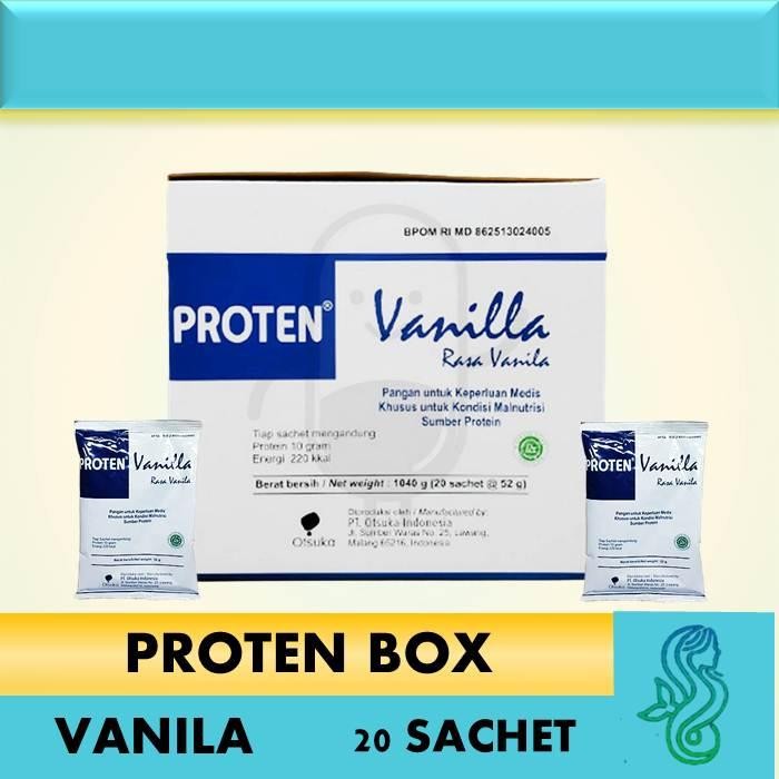

PROTEN VANILA BOX 20 SACHET