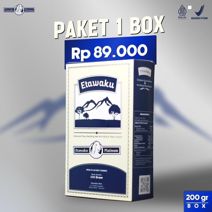 

ETAWAKU PLATINUM ORIGINAL SUSU KAMBING ETAWA ALAMI PAKET 1 BOX