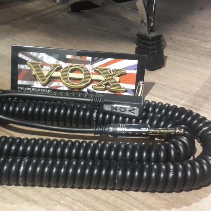 Vox VCC90BK jack gitar kabel gitar spiral