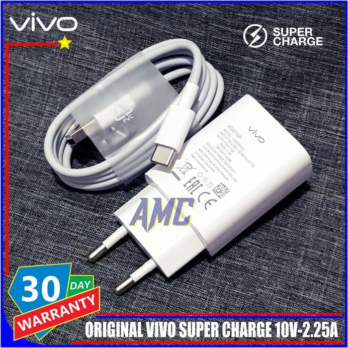 Charger Vivo V17 Pro Vivo V19 ORIGINAL 100% Super Charge USB C