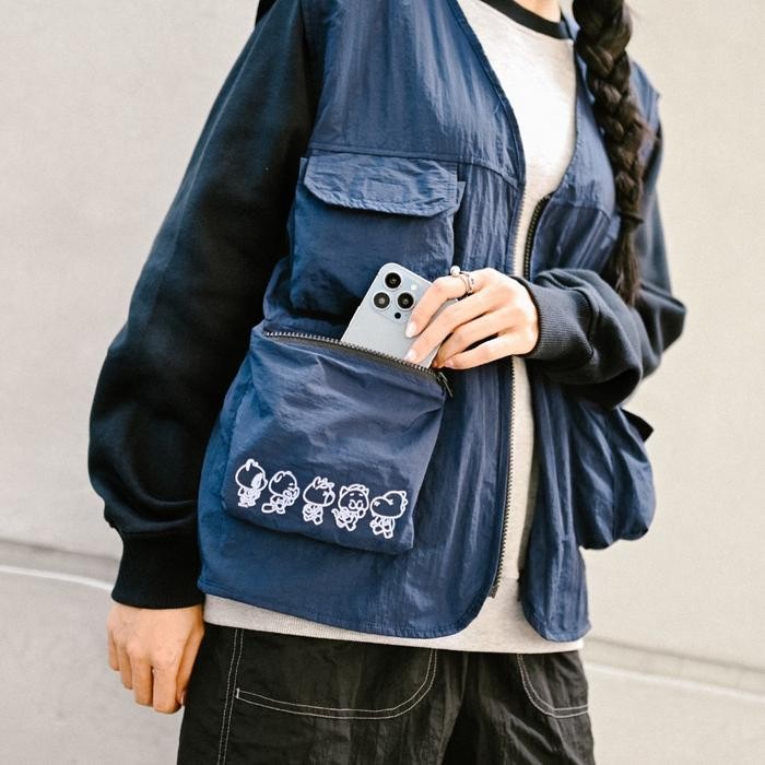 Crsl Tuto Vest I Vest Casual I Rompi I Jacket I Atasan I Unisex Outer Basic Pria Hitam Formal Tbk