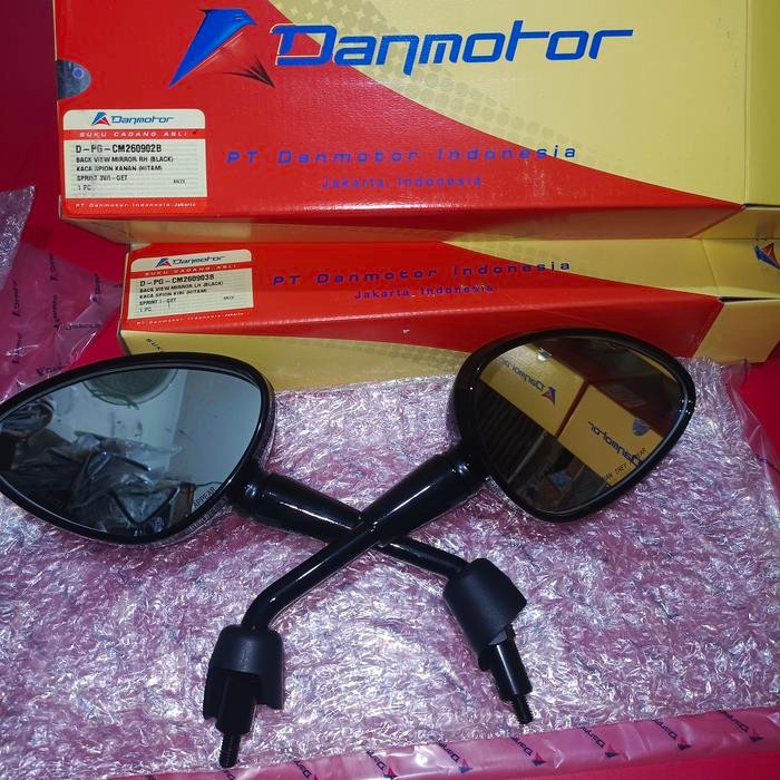Spion Kanan Kiri Warna Hitam Vespa Matic LX SPRINT PRIMAVERA