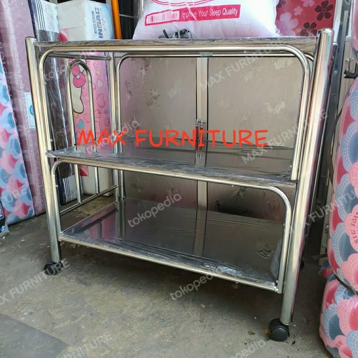 Rak Tv Besi Meja Tv Besi Bufet Tv Rak Tv Dorong Meja Tv Dorong Roda