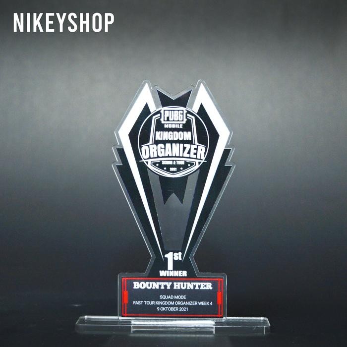 Plakat Piala Kejuaraan Custom Plakat Trophy Plakat Piagam Akrilik