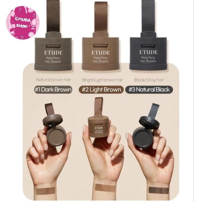 Mamonde Etude Pang Pang Hair Shadow Line Quick Puff Retouch Rambut