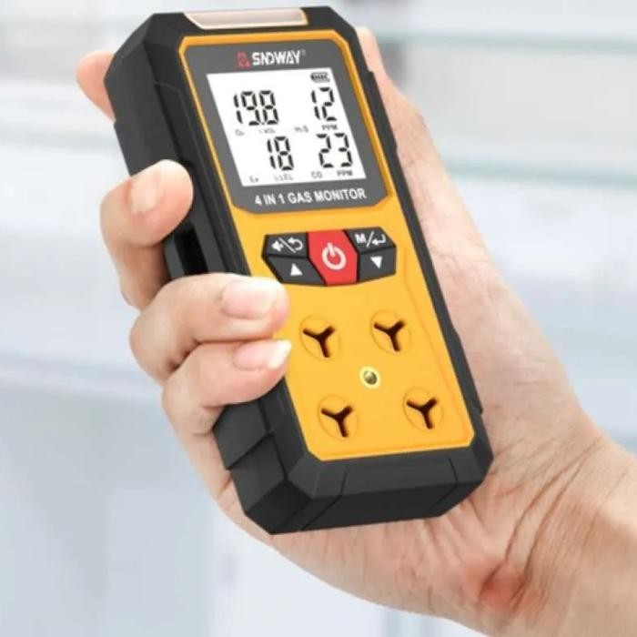 Terhemat Detektor Gas 4 In 1 Gas Detector Co O2 H2S Combustible Gas Sndway Sw7500A Sw 7500A