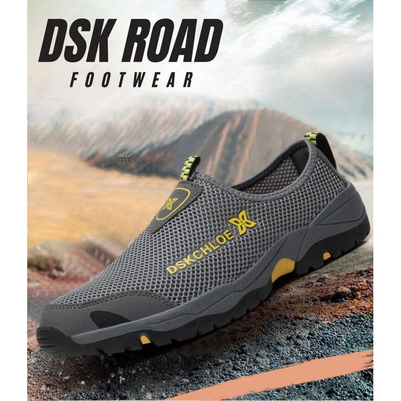 ORIGINAL SEPATU IMPORT PRIA DSK ROAD SHOES OUTDOOR LOOK TERBARU