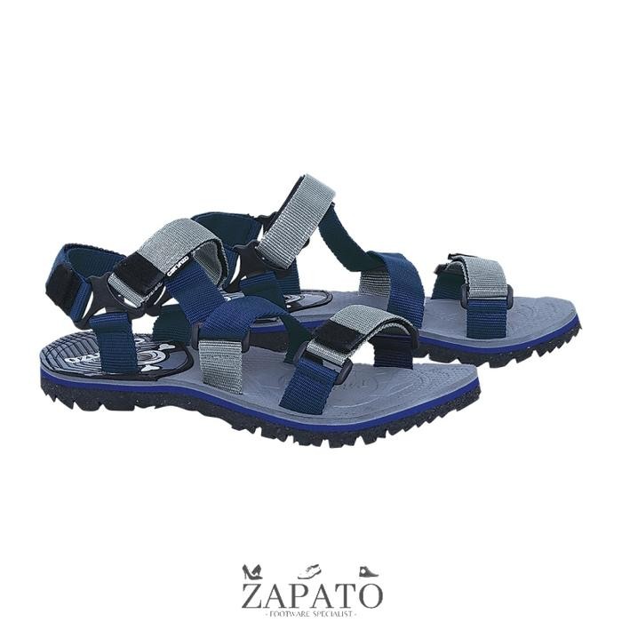 Sandal Sendal Gunung Pria Cowok warna Abu Original Model Eiger Carvil