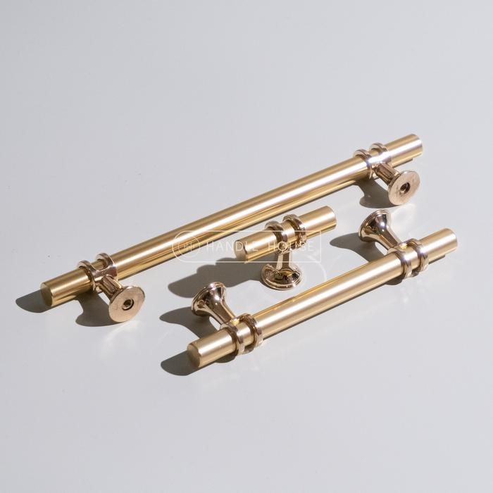 [6852-GP] Gold Classic Aluminum Handle - Tarikan Laci ng Lemari Emas Minimalis *