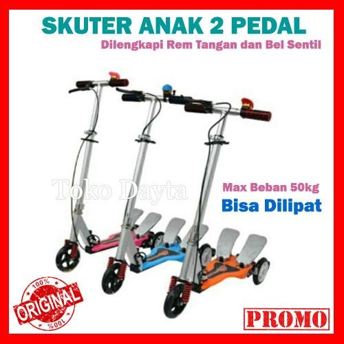Skuter Anak 2 Pedal Skuter Anak Anak Roda 3 Murah Pedal Besi