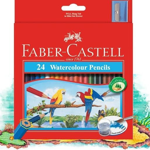 

Set 24 Pensil Warna Faber Castell Watercolor