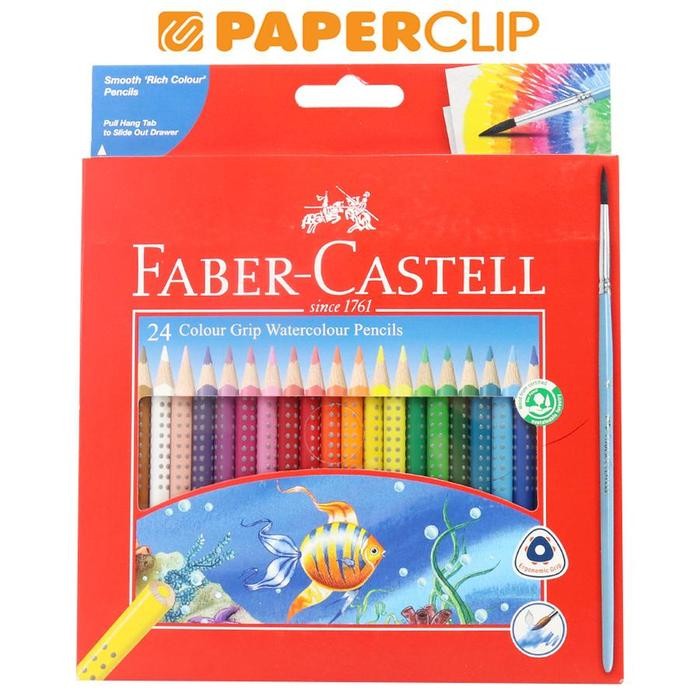 

Pensil Warna Faber Castell Set 116243 24Color Grip Wt